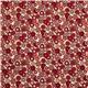 beige Kokka oxford fabric with flowers du Japon2