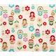 beige big babushka fabric matryoshka dolls Kokka 2