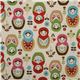 beige big matryoshka dolls Kokka fabric babushka 2