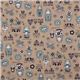 beige matryoshka dolls Kokka fabric Japan babushka 2