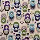 big matryoshka dolls Kokka fabric babushka purple 2