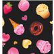 black Candy Japanese fabric Lecien 1