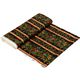 black Christmas fabric with mistletoe fir cone 3