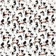 black Halloween designer fabric with ghosts Boo star 2