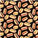 black Hot Dog fabric by Timeless Treasures from the USA 2