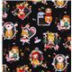 black Japanese fabric girls go shopping Cosmo 2