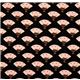 black Michael Miller Japanese Kimono Fans fabric 2