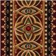 black Michael Miller fabric Heavenly Stripe 1