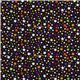 schwarzer Riley Blake Halloween Stoff bunte Sterne 2