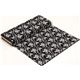 black Riley Blake fabric with flowers & embellishments 3