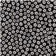 schwarzer Riley Blake Stoff mit kleinen Blumen 2
