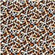 black Timeless Treasures bones fabric from the USA 2