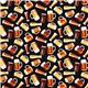 schwarzer Bier Glas Stoff von Timeless Treasures USA 2