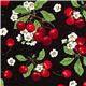 black cherry & cherry blossom fabric by Timeless Treasures 1