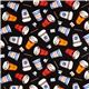 black coffee cups Timeless Treasures fabric from the USA 2