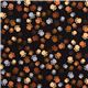 black designer fabric with brown paw prints cat 2