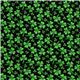 black designer fabric with cloverleaf from the USA 2