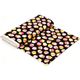 schwarzer Designer Stoff mit herumgewirbelten Cupcakes USA 3