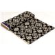 black echino canvas fabric Gothic leopard & ornament 3