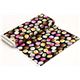 black fabric with french macaroons 3