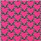 black fabric with pink hearts by Robert Kaufman 2