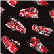 schwarzer Feuerwehrauto Stoff von Timeless Treasures USA 1