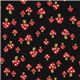 black fly agaric Kokka oxford fabric kawaii from Japan 2