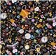 black kawaii fabric matryoshka France Bambi Japan 2