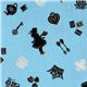 blue Japanese fabric Alice in Wonderland Cosmo 1