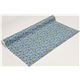 blue Japanese flower fabric with apples hearts 3