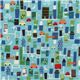 blauer Michael Miller Stoff Stadt Autos fr Jungs 2