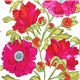blue Michael Miller fabric pink flowers by Laura Gunn 1
