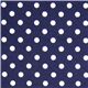 blue Michael Miller fabric small white polka dots 2