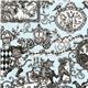 blue Puss in Boots fairy tale fabric Kokka Japan 1