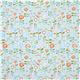 blue Riley Blake fabric colourful flower garden 2