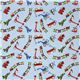 blue Riley Blake fabric train airplane scooter USA 2