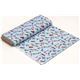 blue Riley Blake fabric train airplane scooter USA 3