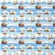 blue Riley Blake pirate ships fabric designer fabric 2