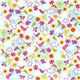 blue Robert Kaufman fabric bird flower butterfly 2