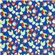 blue Timeless Treasures fabric for children with turtles 2