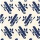 blue airplane fabric for boys par Kokka Japan 1