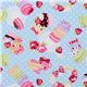 blue canvas fabric macaroons bears Japan kawaii 1