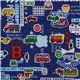 blauer Auto Stoff fr Jungs von Kokka Japan 1