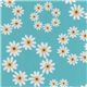 blue daisy fabric USA designer Robert Kaufman 1