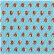blauer Rehe Kokka Oxfordstoff kawaii aus Japan 2