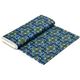 blue designer fabric with ornament & gold embellishments 3