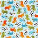 blue fabric with dotted cows par Robert Kaufman USA 2