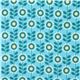 blue flowers flannel fabric par Robert Kaufman 2
