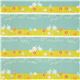 blue grey bike organic fabric with flowers stripes by birch 2