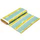 blue grey bike organic fabric with flowers stripes by birch 3